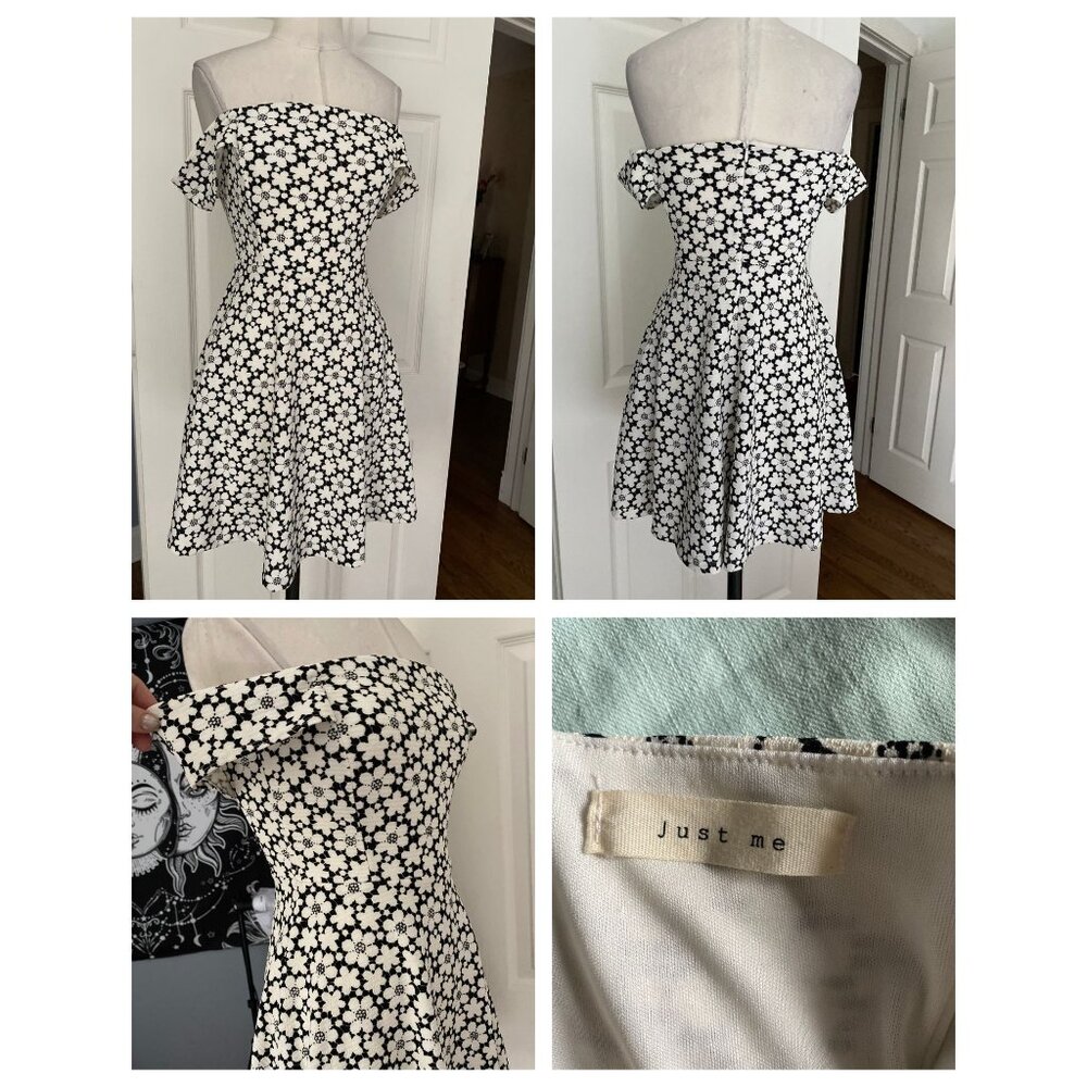 Adorable dress by Just Me daisy print SMALL